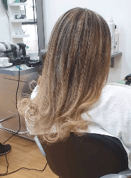 Damklippning — balayage